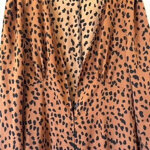Cheetah print Boohoo dress